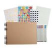 Picture of SCRAPBOOKING KIT KRAFT 32X22CM 70PGS W/ STICKERS & MARKERS